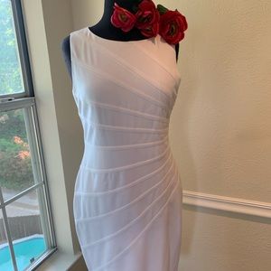 Calvin Klein White Starburst Dress